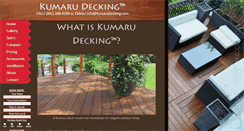 Desktop Screenshot of kumarudecking.com