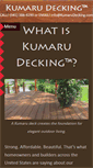 Mobile Screenshot of kumarudecking.com